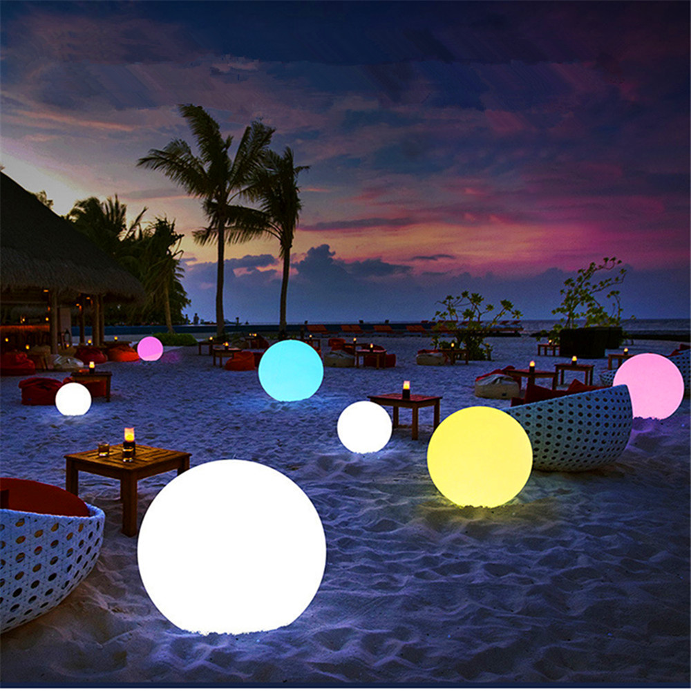 Outdoor Lighting Gazebo - Rechargeable LED Glowing Ball Light for