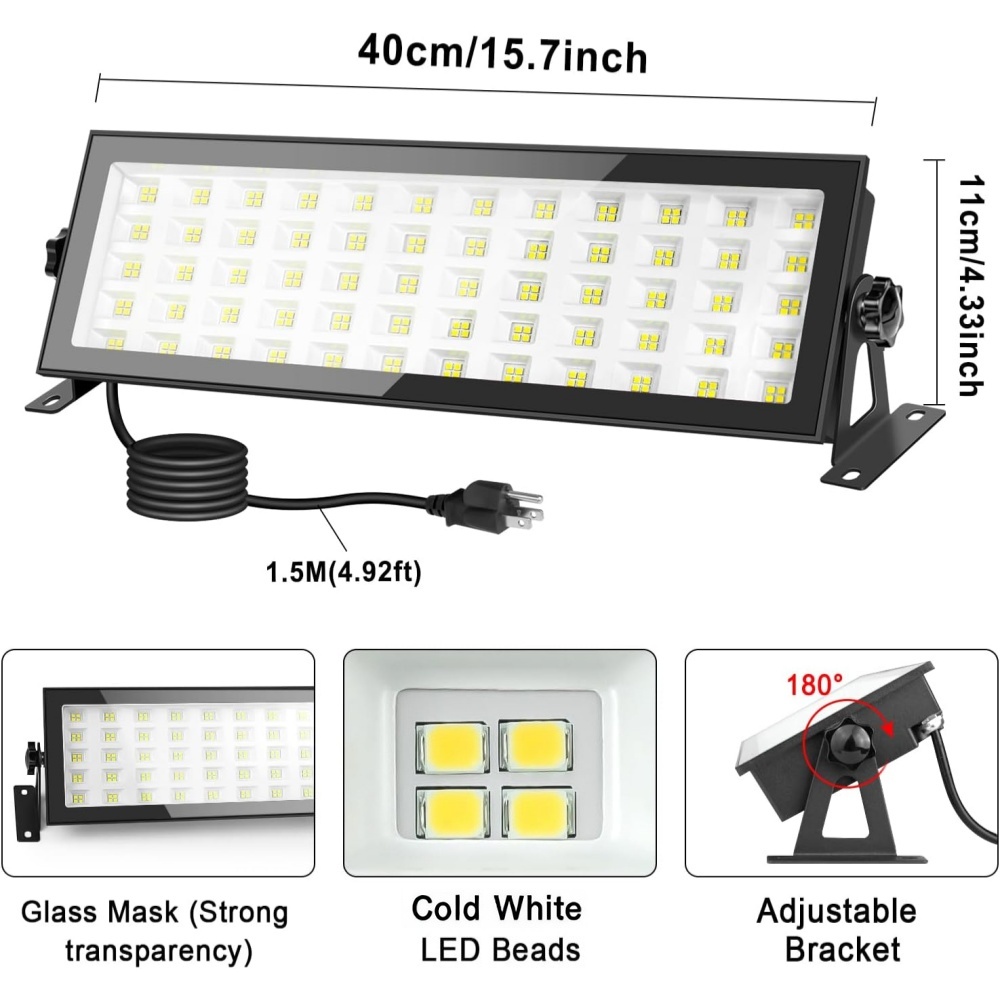 LED Shop Lights, 144W 12000LM  - Outdoor Lighting No Outlet review and price