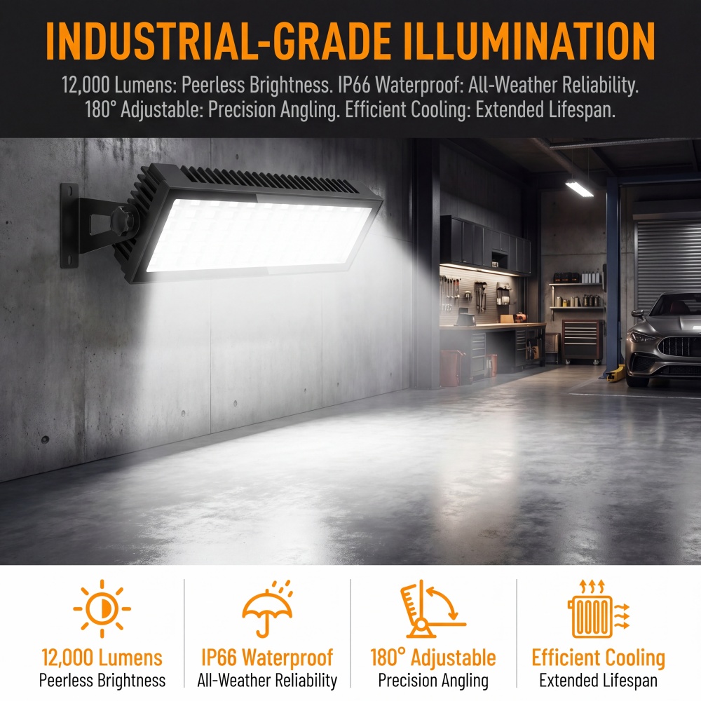 LED Shop Lights, 144W 12000LM  - Outdoor Lighting No Outlet review and price