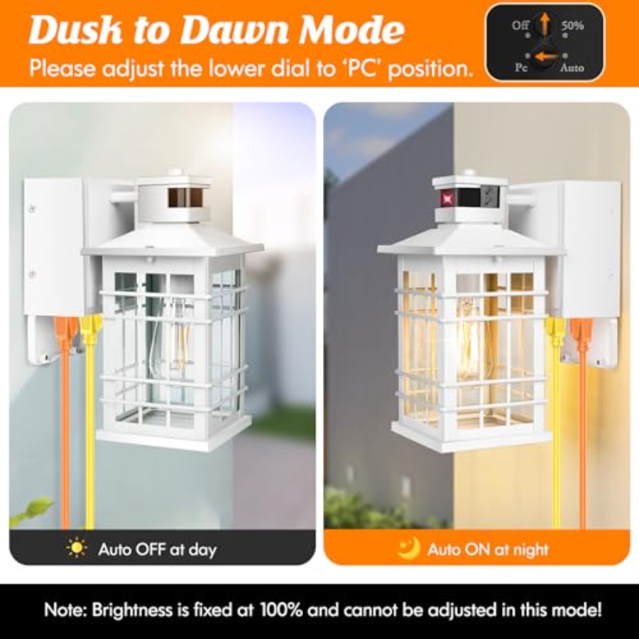 Porch Light with GFCI Outlets  - Outdoor Lighting No Outlet review and price