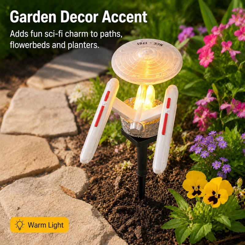 Star Trek USS Enterprise Solar - Outdoor Lighting Gazebo review and price