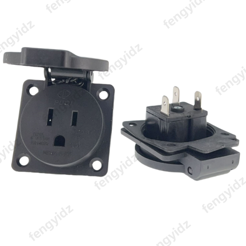 Black 125V 15A 20A IP44 CE Ame - Outdoor Lighting No Outlet review and price