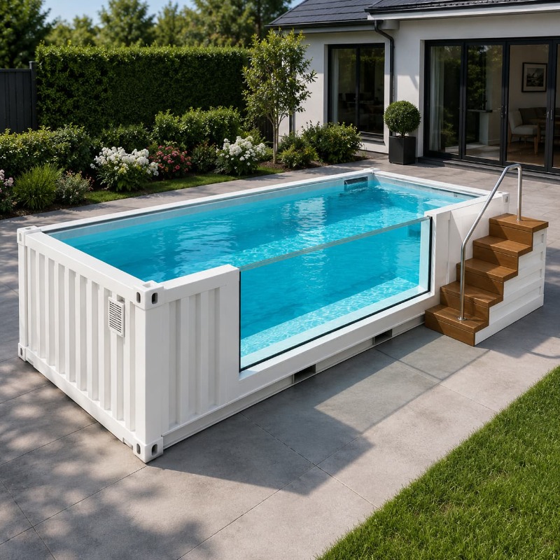 Container Pool Shipping Contai - Outdoor Lighting No Outlet review and price