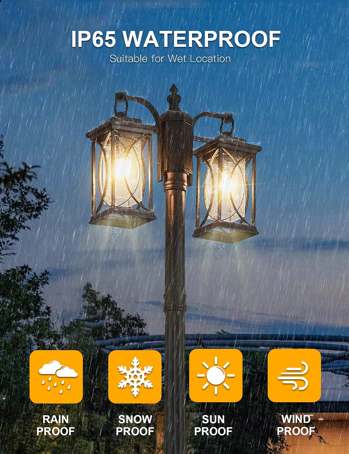 Outdoor Dusk Dawn Lamp Post Mo - Outdoor Lighting No Outlet review and price