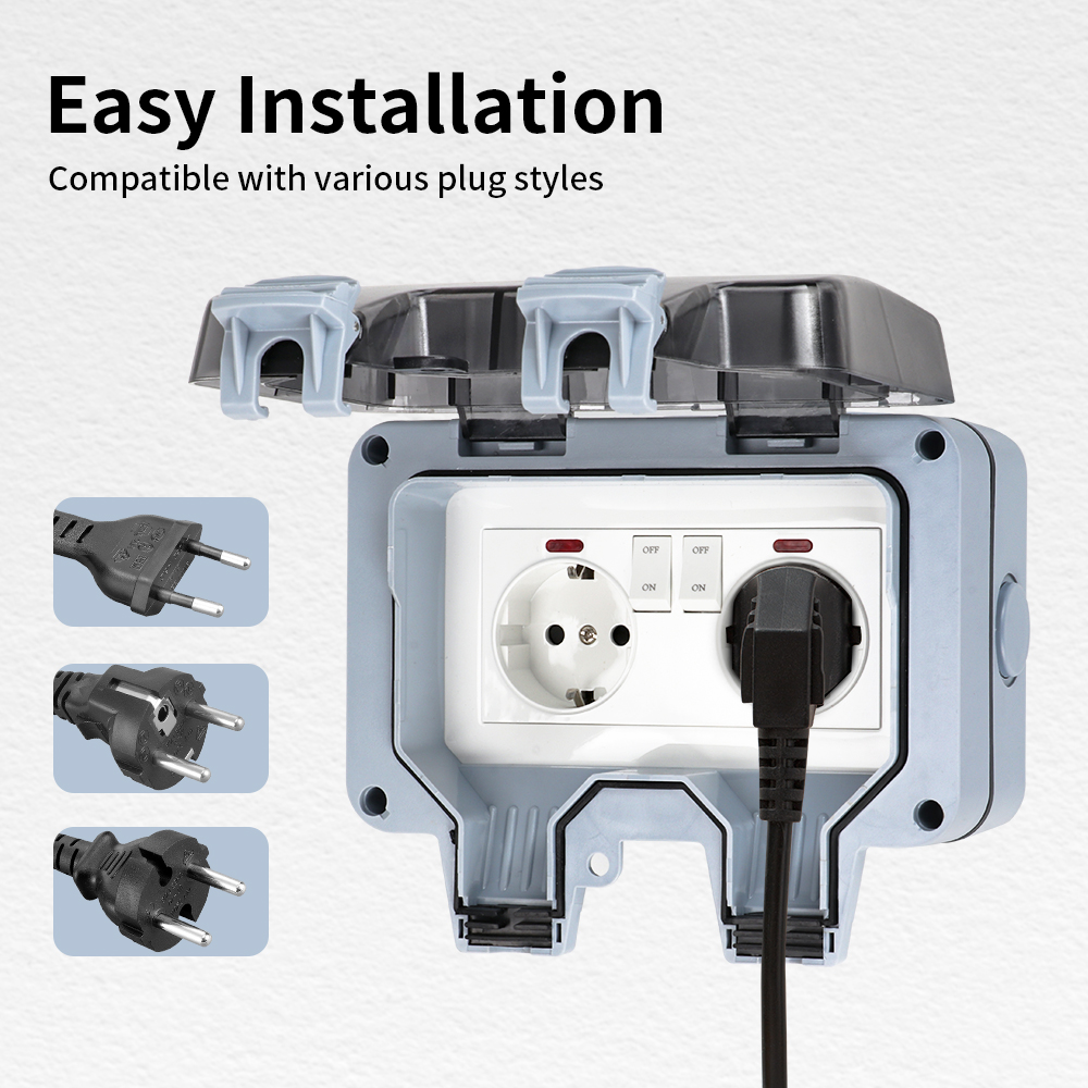 TNCE IP66 Waterproof Socket ou - Outdoor Lighting No Outlet review and price
