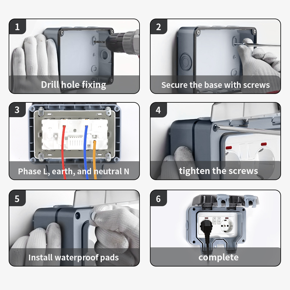 TNCE IP66 Waterproof Socket ou - Outdoor Lighting No Outlet review and price