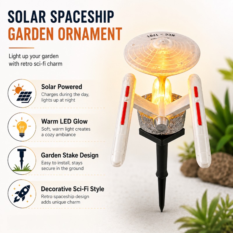 Star Trek USS Enterprise Solar - Outdoor Lighting Gazebo review and price