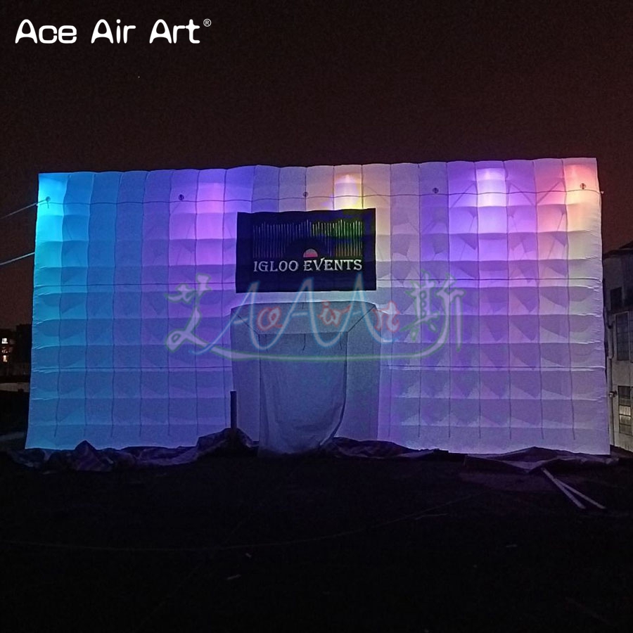 Inflatable Cube Tent with LED  - Outdoor Lighting No Outlet review and price