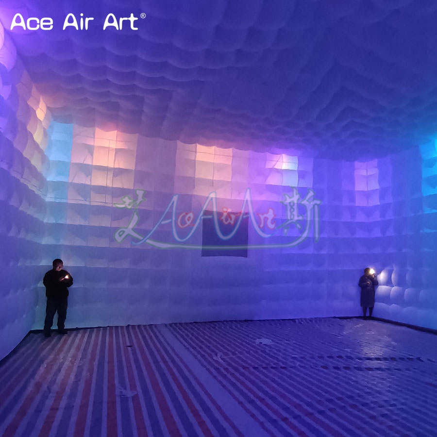 Inflatable Cube Tent with LED  - Outdoor Lighting No Outlet review and price