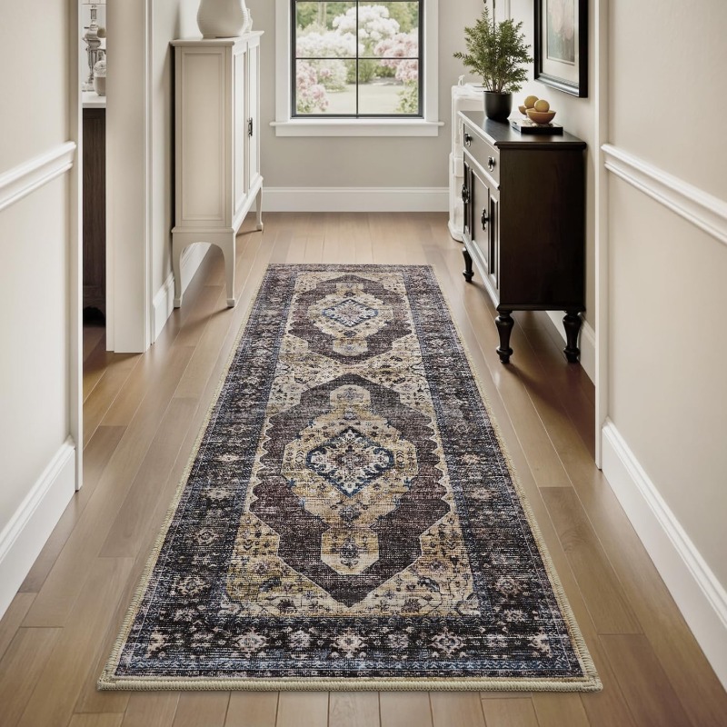 Bohemian Style Runner Rug Retr - Outdoor Lighting Online review and price