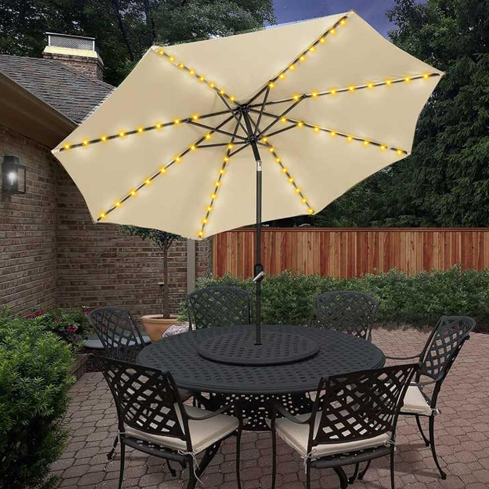 Solar Umbrella String Light 10 - Outdoor Lighting Gazebo review and price